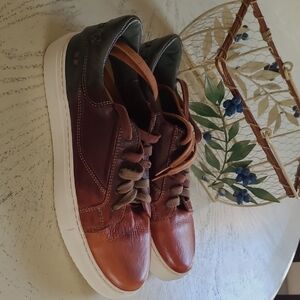 Bed Stu Brown and White Sneakers Vintage Style